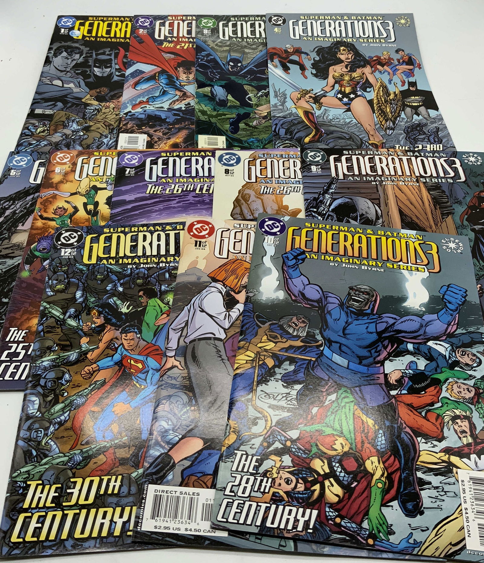 12 Superman & Batman Gen 3 Illustr DC Comics 2004 (1 of 18)