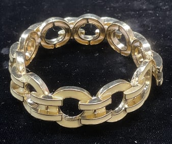 Good Tone Enamel Link Panel Bracelet