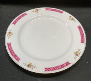 ST Floral Porcelain Charger Plate