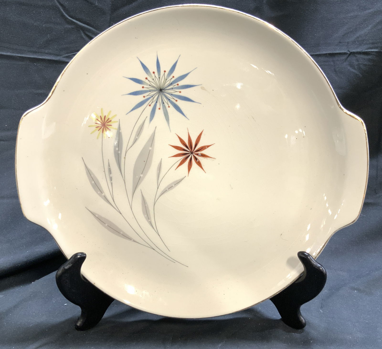 FRENCH SAXON CHINA Porc Serving Dish USA (1 of 6)