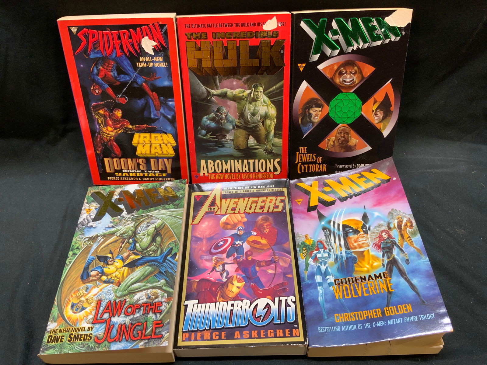 6 Marvel Superheroes Novels 1990s X-Men Avengers+ (1 of 14)