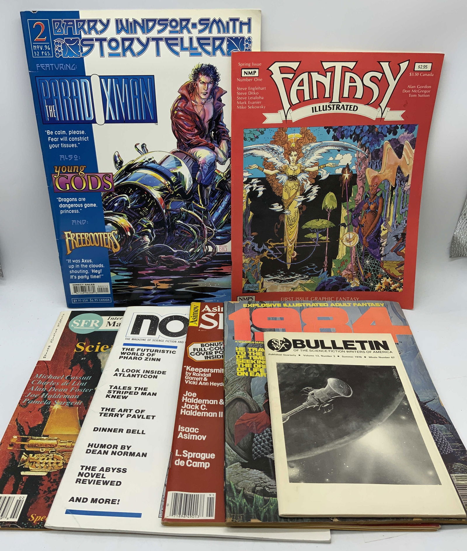 7 Fantasy & Sci-Fi Magazines 1970-1980s LINT+ (1 of 19)