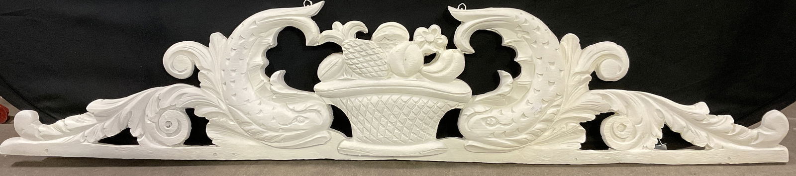 Vintage White Harvest Motif Wall Plaque / Hanging (1 of 7)