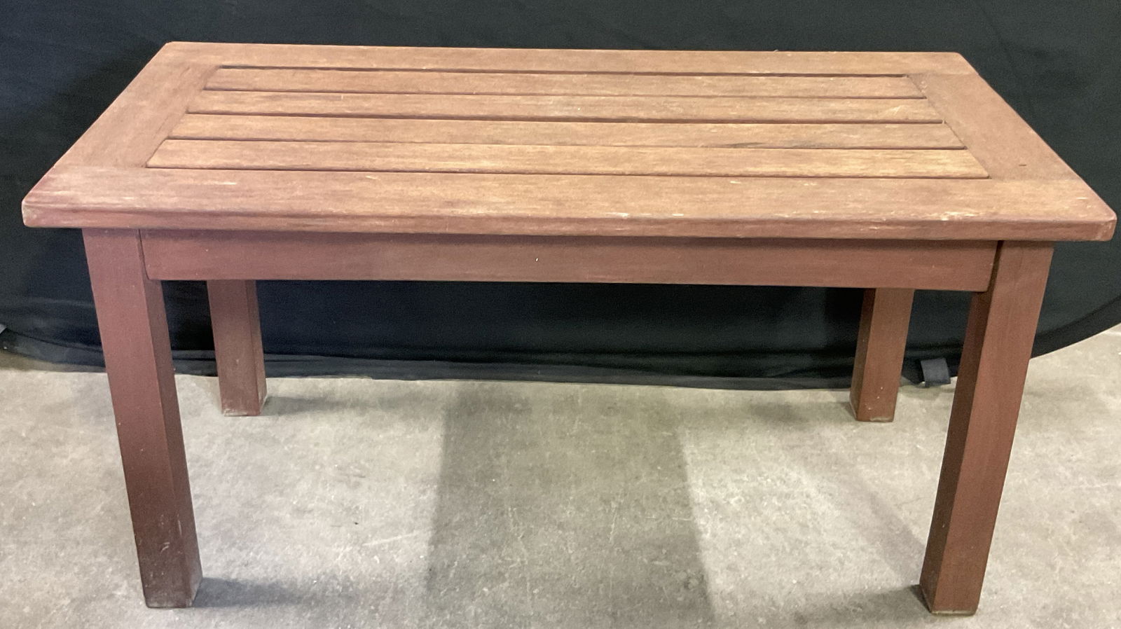 Vintage Slat Top Coffee Table / Bench (1 of 9)