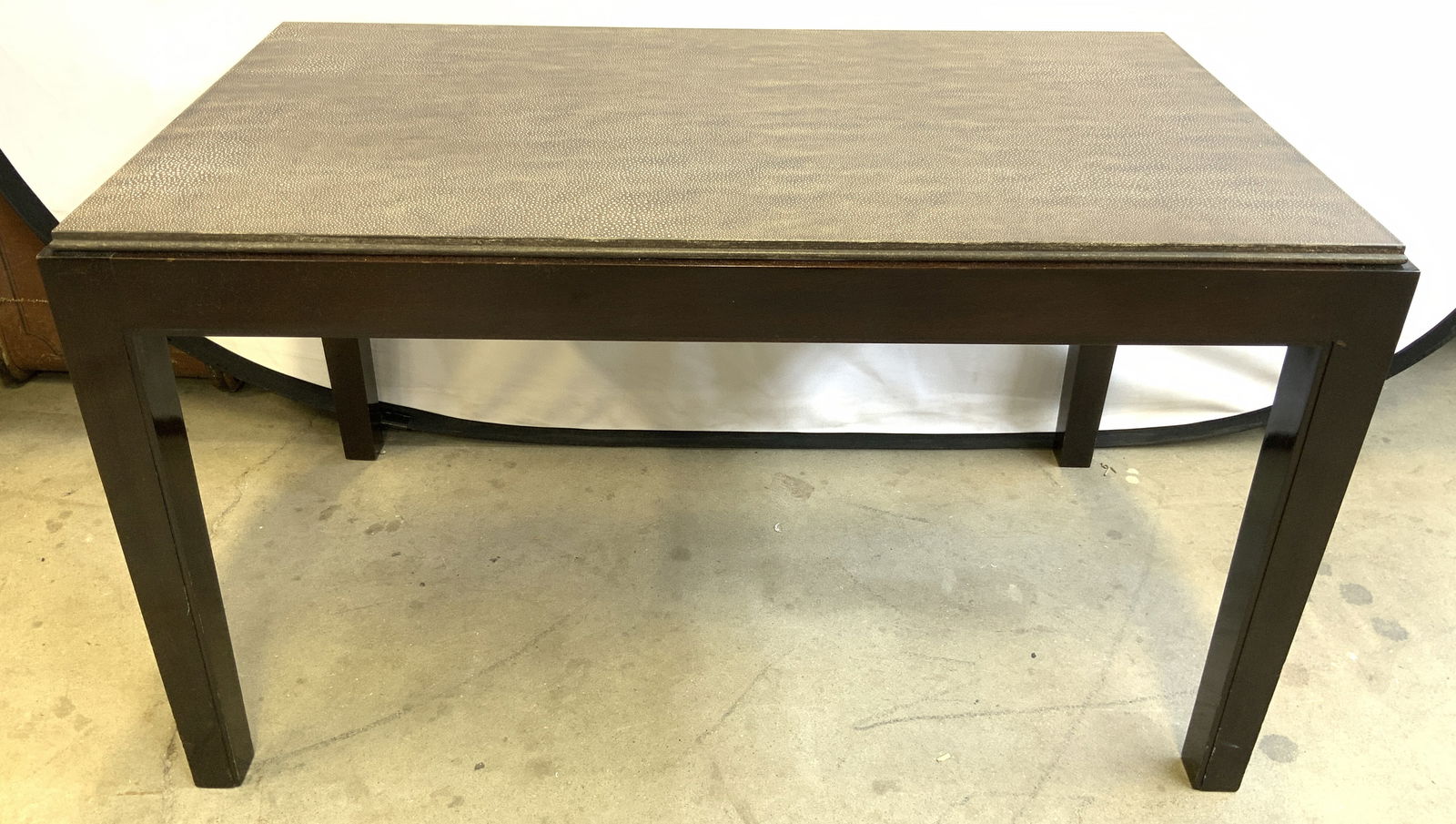 Vintage Shagreen Style Wooden Side Table (1 of 8)