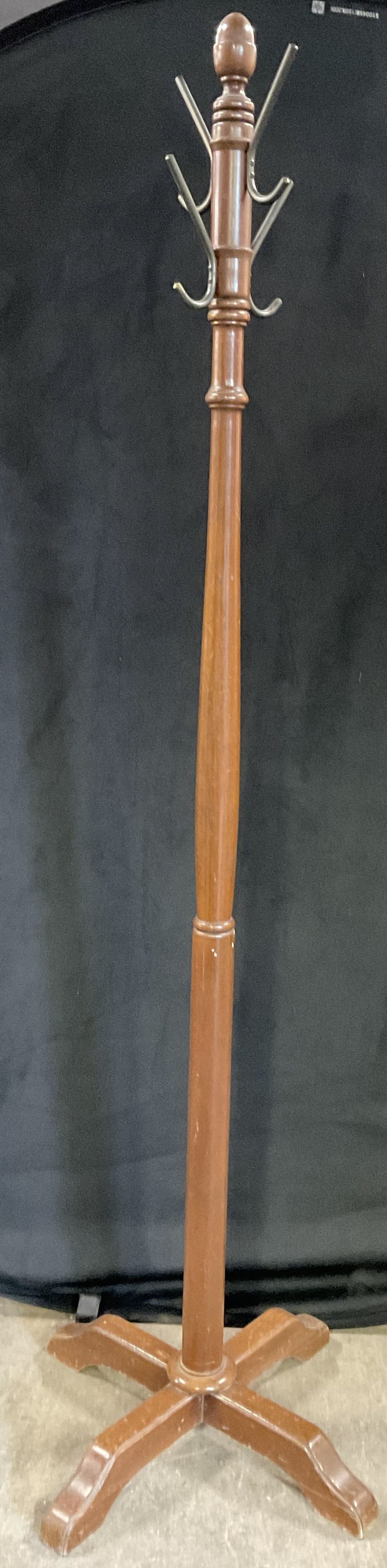 Vintage Wooden Hat Tree / Coat Rack (1 of 6)