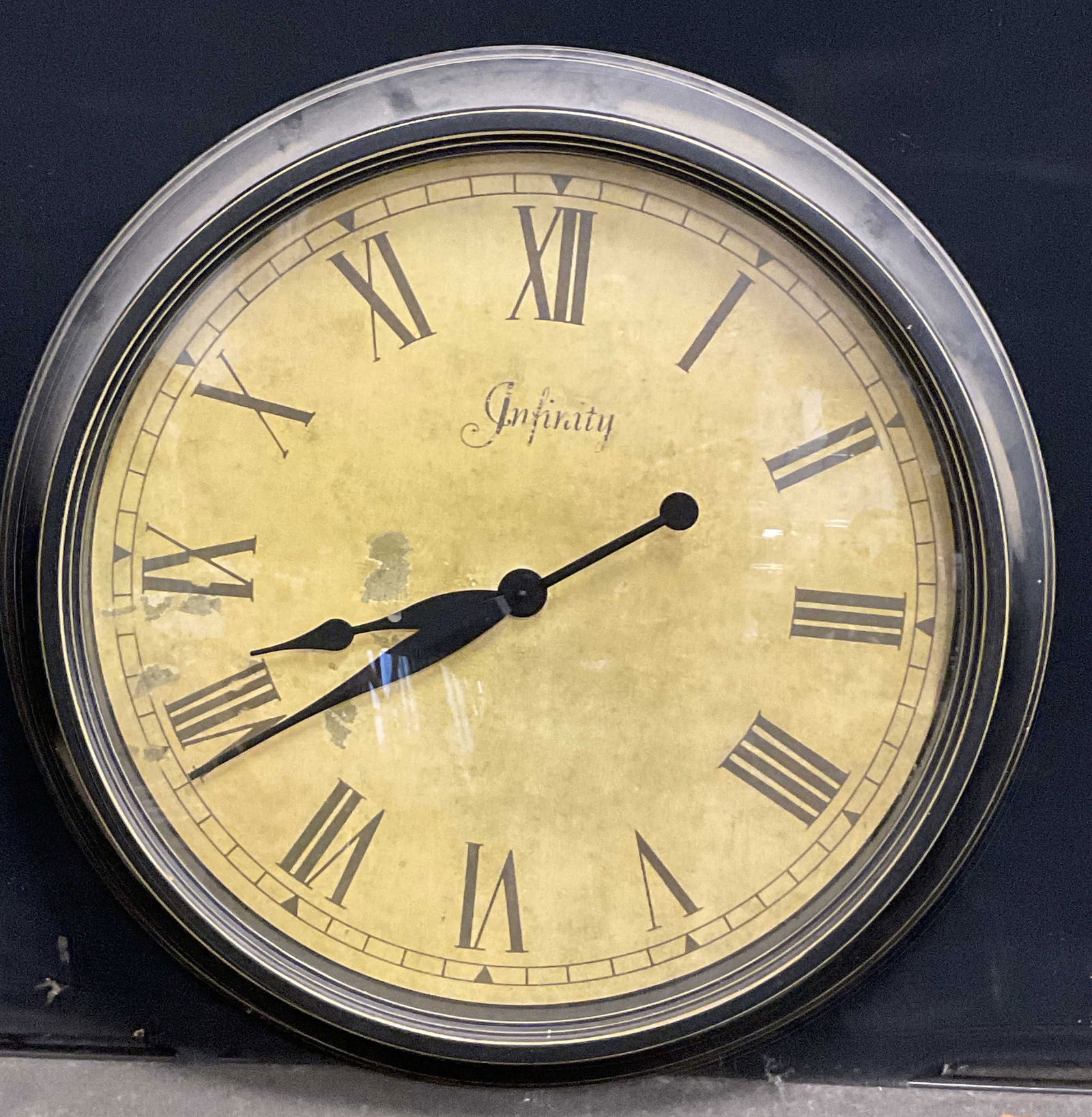 INFINITY Round Wall Clock 2ft Diam (1 of 8)