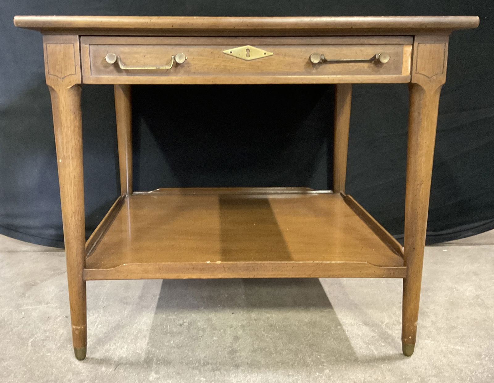Vintage Mid Century Modern Mahogany Side Table (1 of 13)