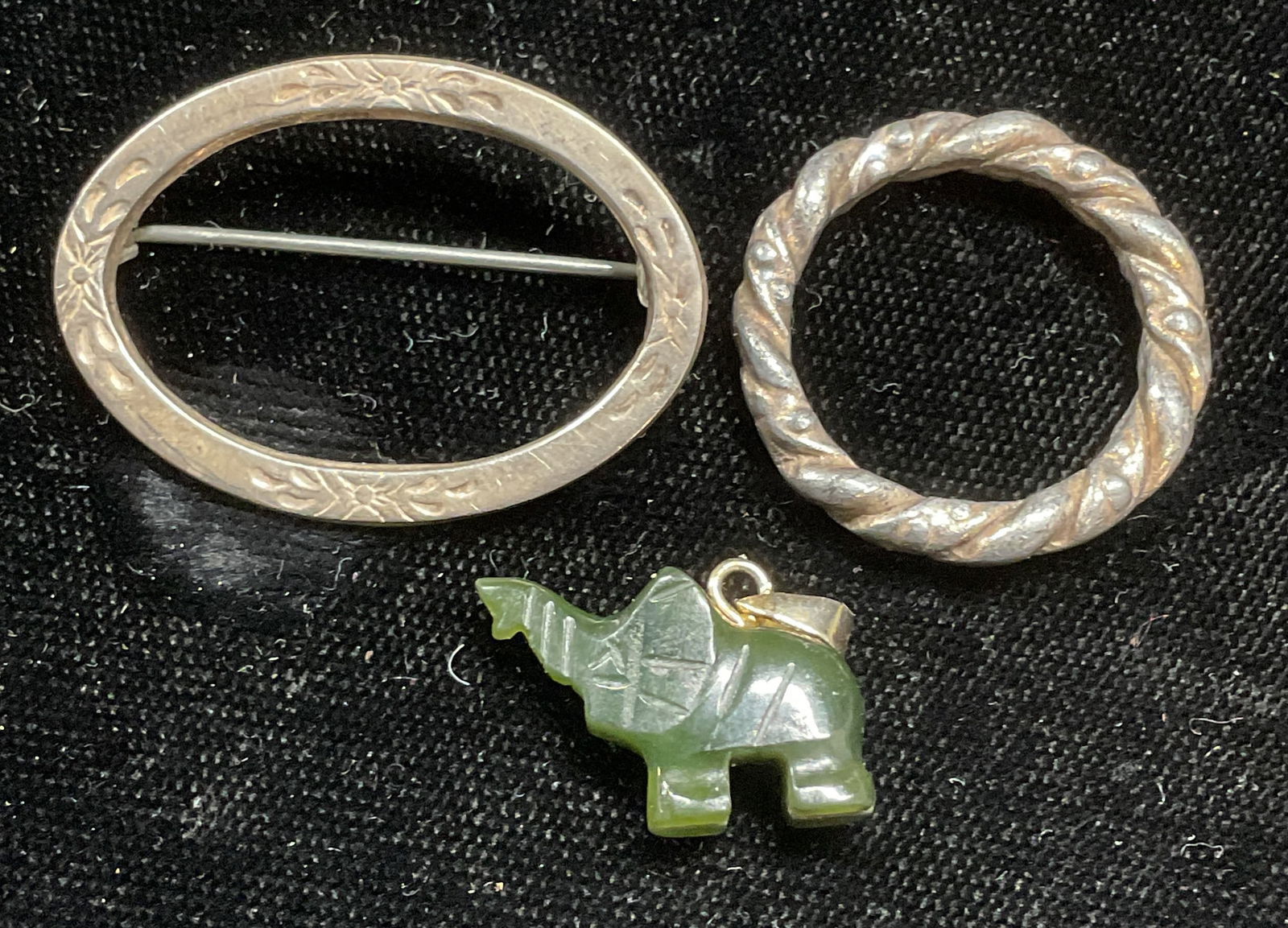 Lot 3 Vtg Beau Sterling Silver Brooch + (1 of 7)