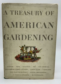 A Treasury of American Gardening Book 1955 1st Ed