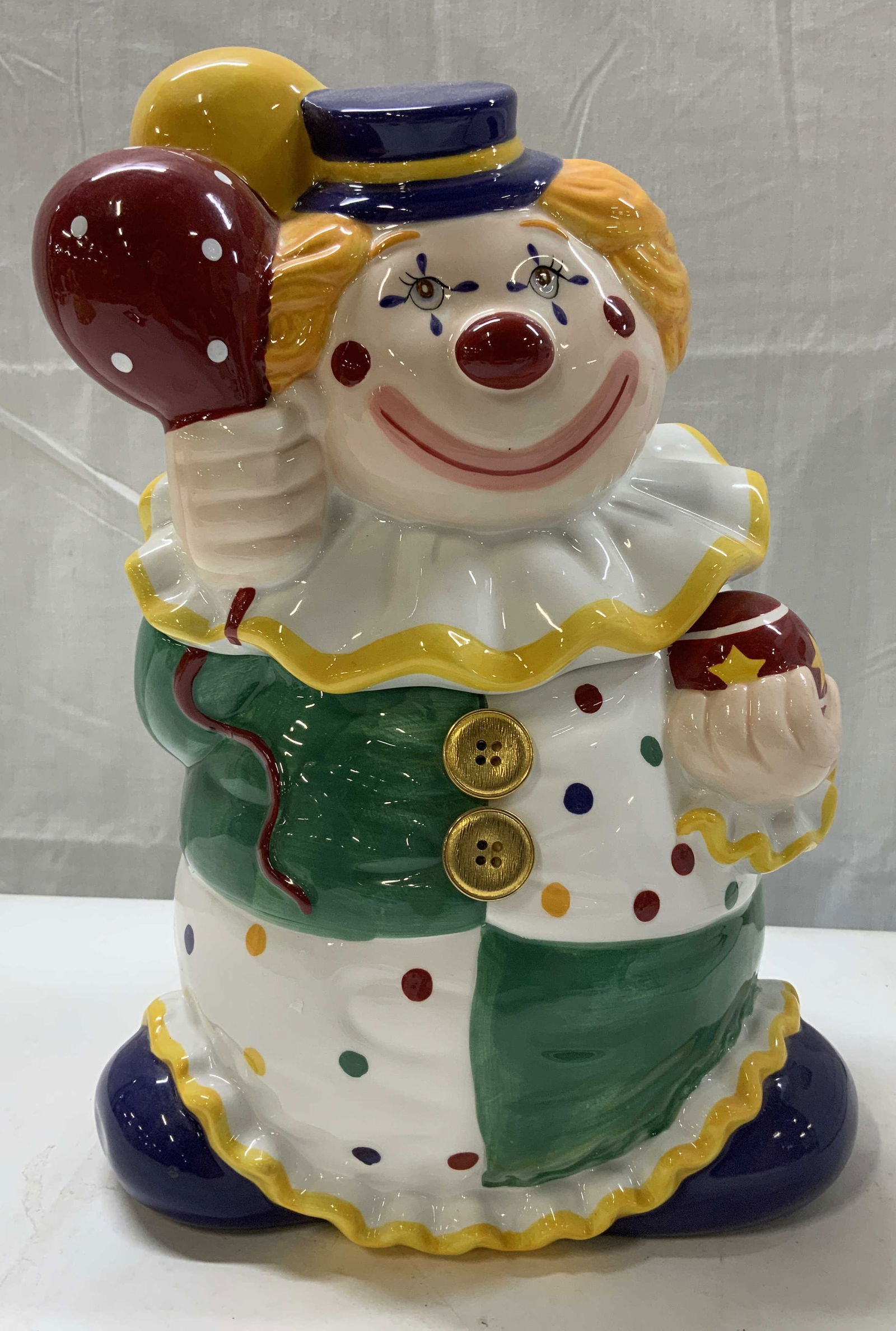 JCPENNEY Home Collection Circus Clown Cookie Jar (1 of 8)