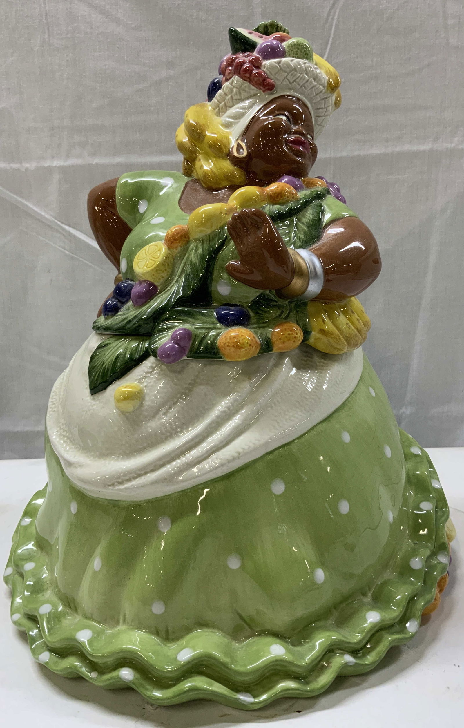 Fitz&Floyd Carioca Jamaican Dancing Cookie Jar Box (1 of 10)