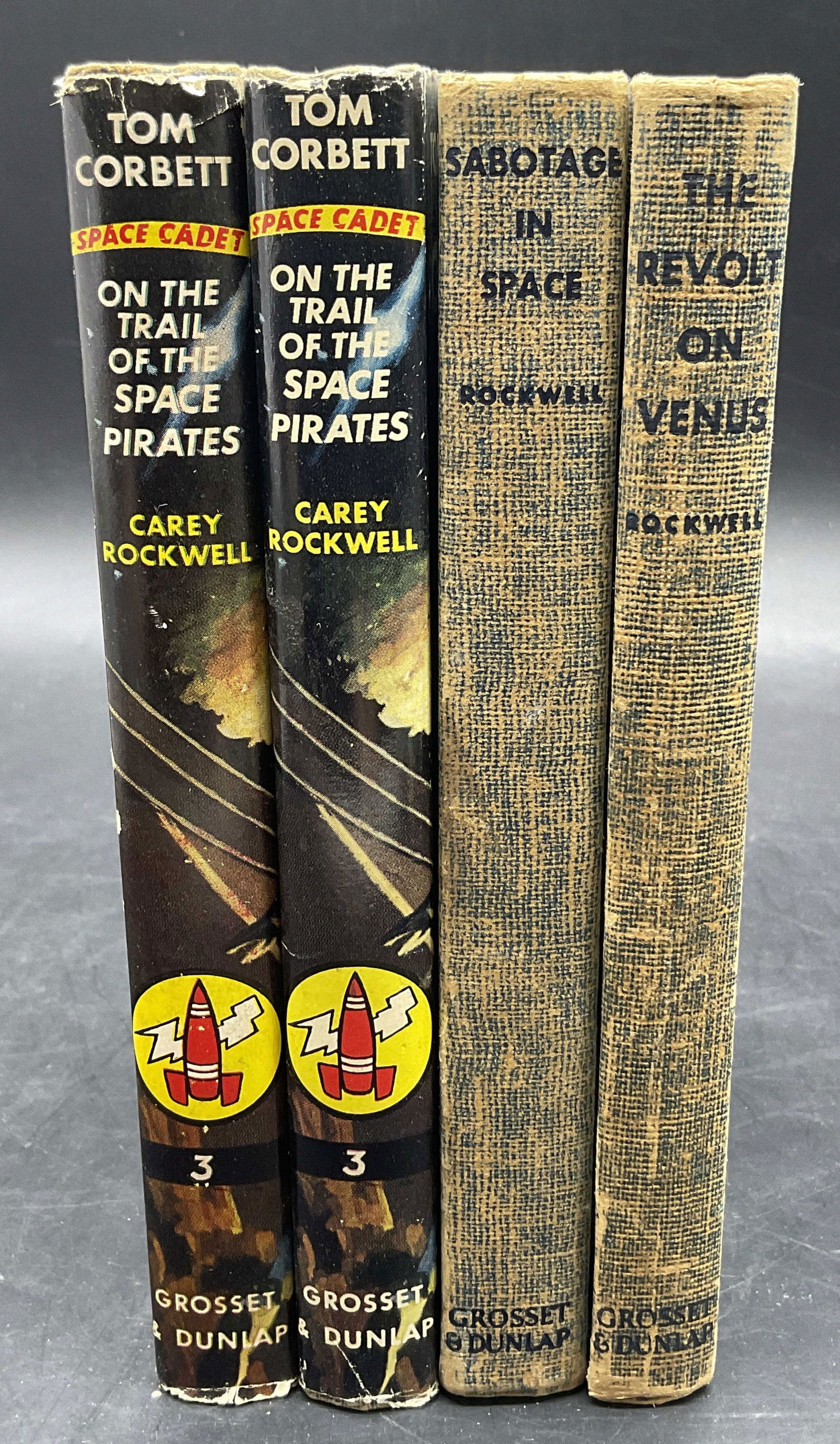 4 Vintage TOM CORBETT Sci Fi Illstr Books 1953+ (1 of 10)