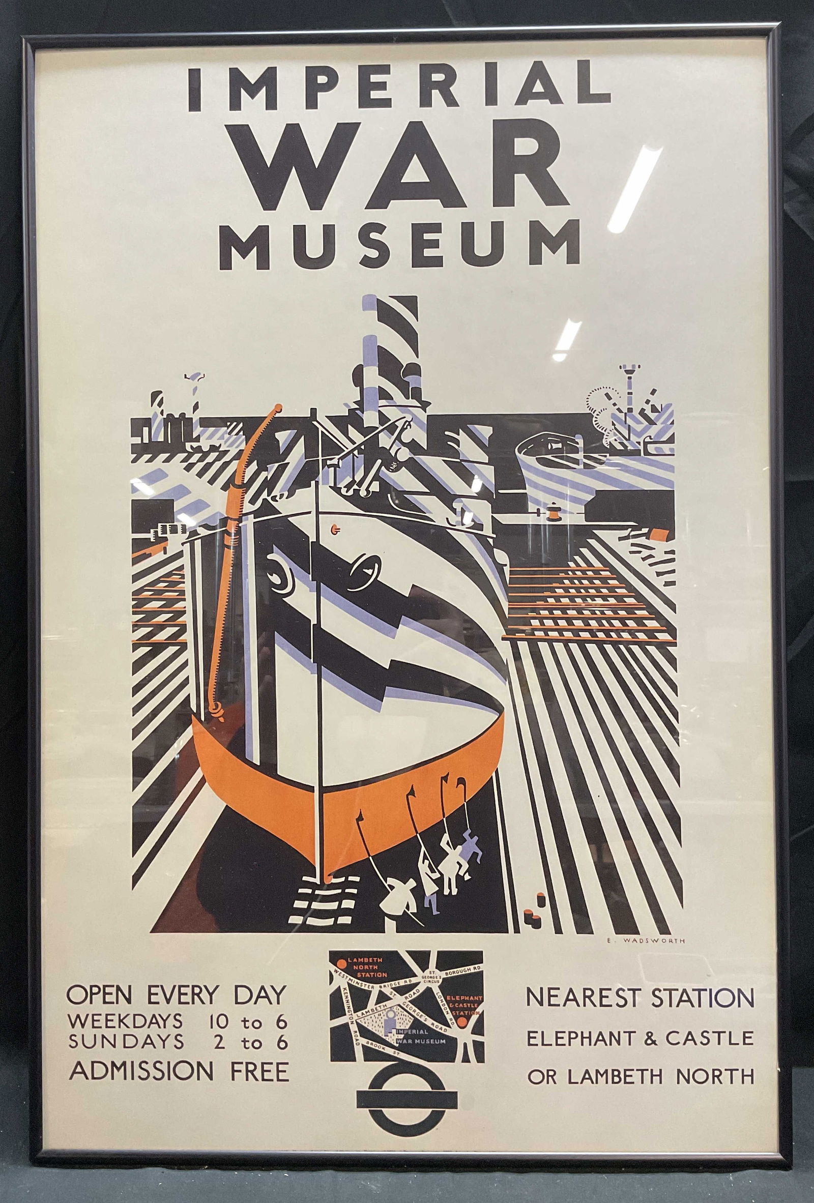 Framed Imperial War Museum Litho Poster 30in (1 of 6)