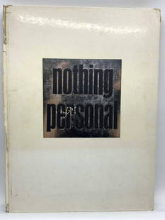 Nothing Personal Photograph 1964 Book JAMES: Nothing Personal Photograph 1964 Book JAMES Photographs by Richard Avedon & text by James Baldwin. Book has photographs of people including, Marilyn Monroe & more. Published in 1964. Surface wear cons