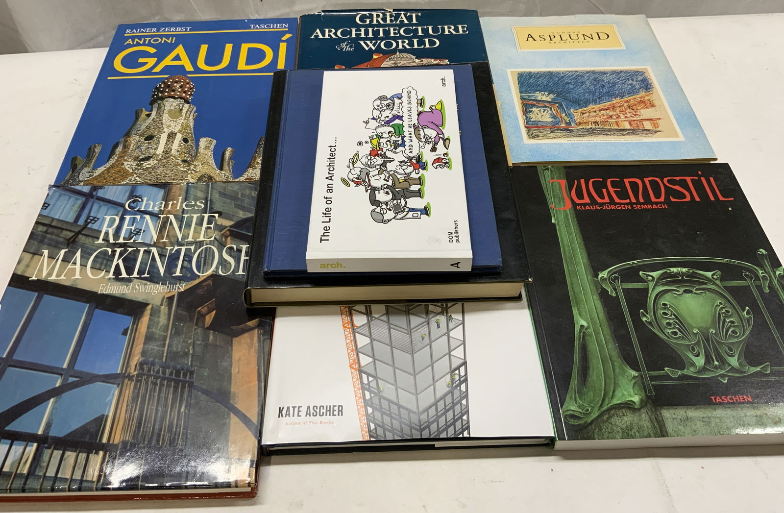 9 Art&Architecture Illustr Books 1950-2000s PIECHO (1 of 16)