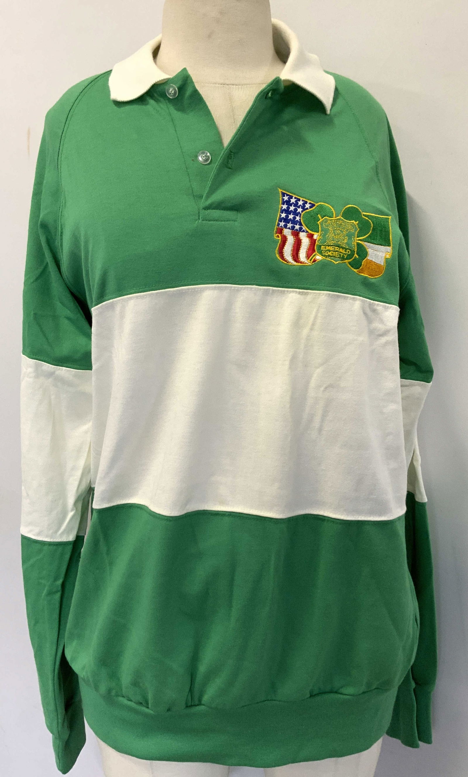 HARTWELL Irish Striped Polo Shirt USA (1 of 6)