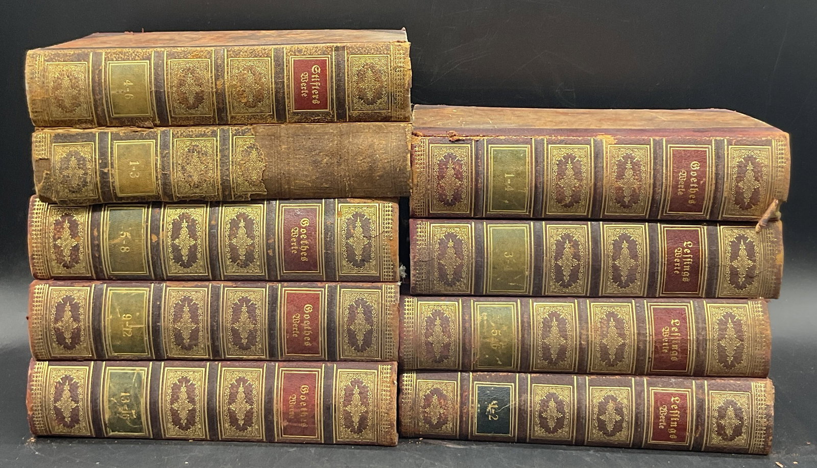 Lot 9 Antique Adalbert Gtifters Volume Books + (1 of 9)