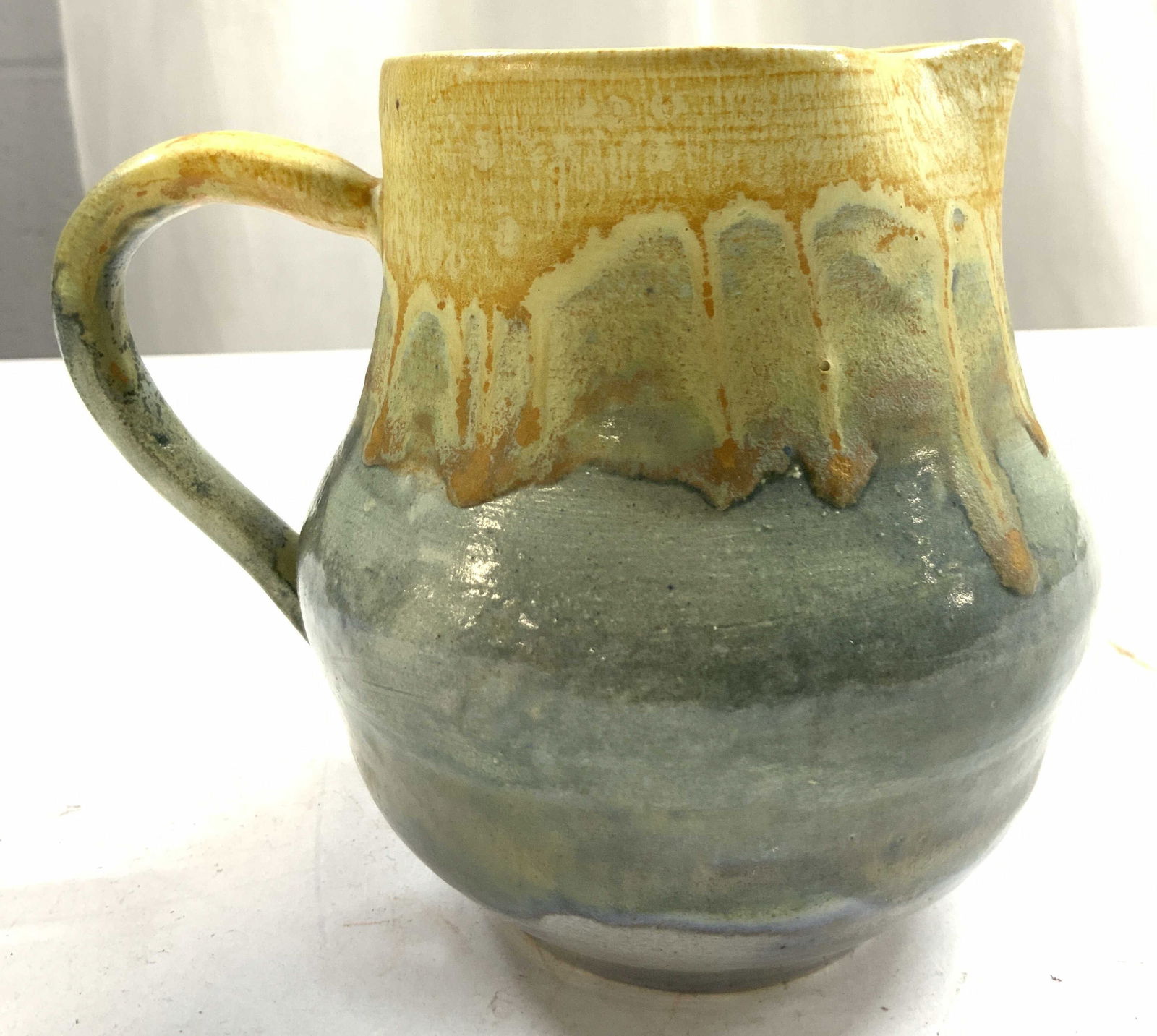 JOEL Signed Handmade Ceramic Pitcher (1 of 8)