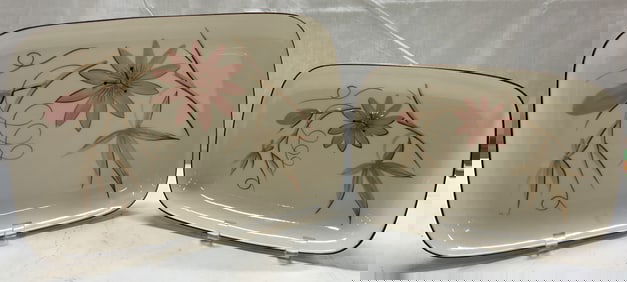 Winfield China Passion Flower Serving Platters USA