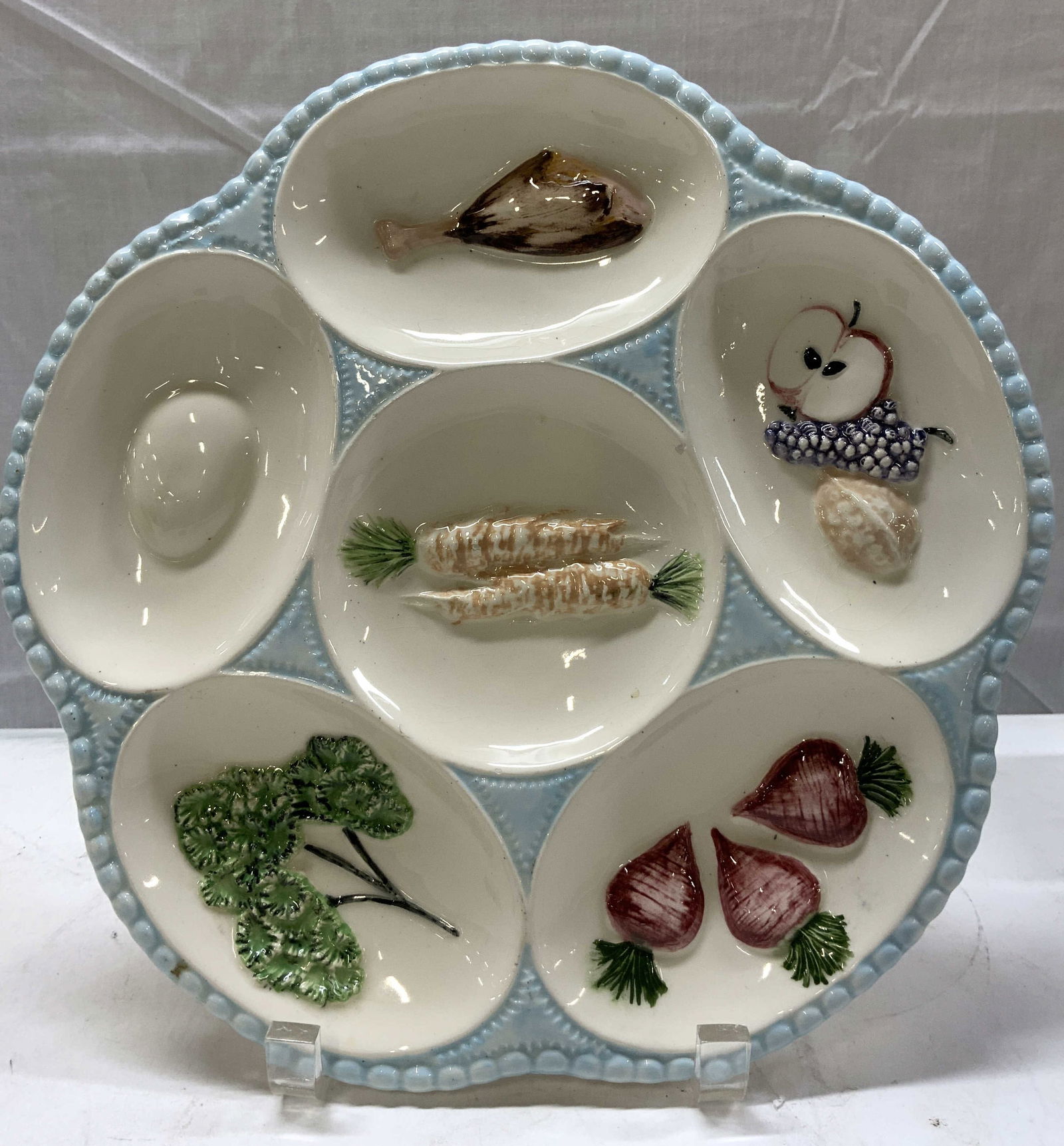 Judaica Passover Seder Fruit & Vegetables Plate (1 of 7)