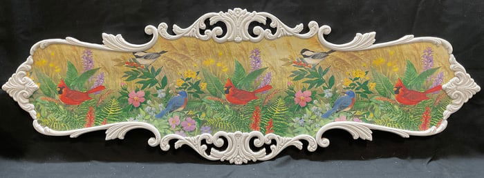 Ellie Haggerty Cardinal Birds Carousel Panel