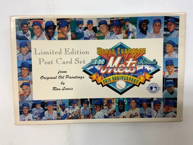 Ltd 1969 World Champion Mets Post Card Set