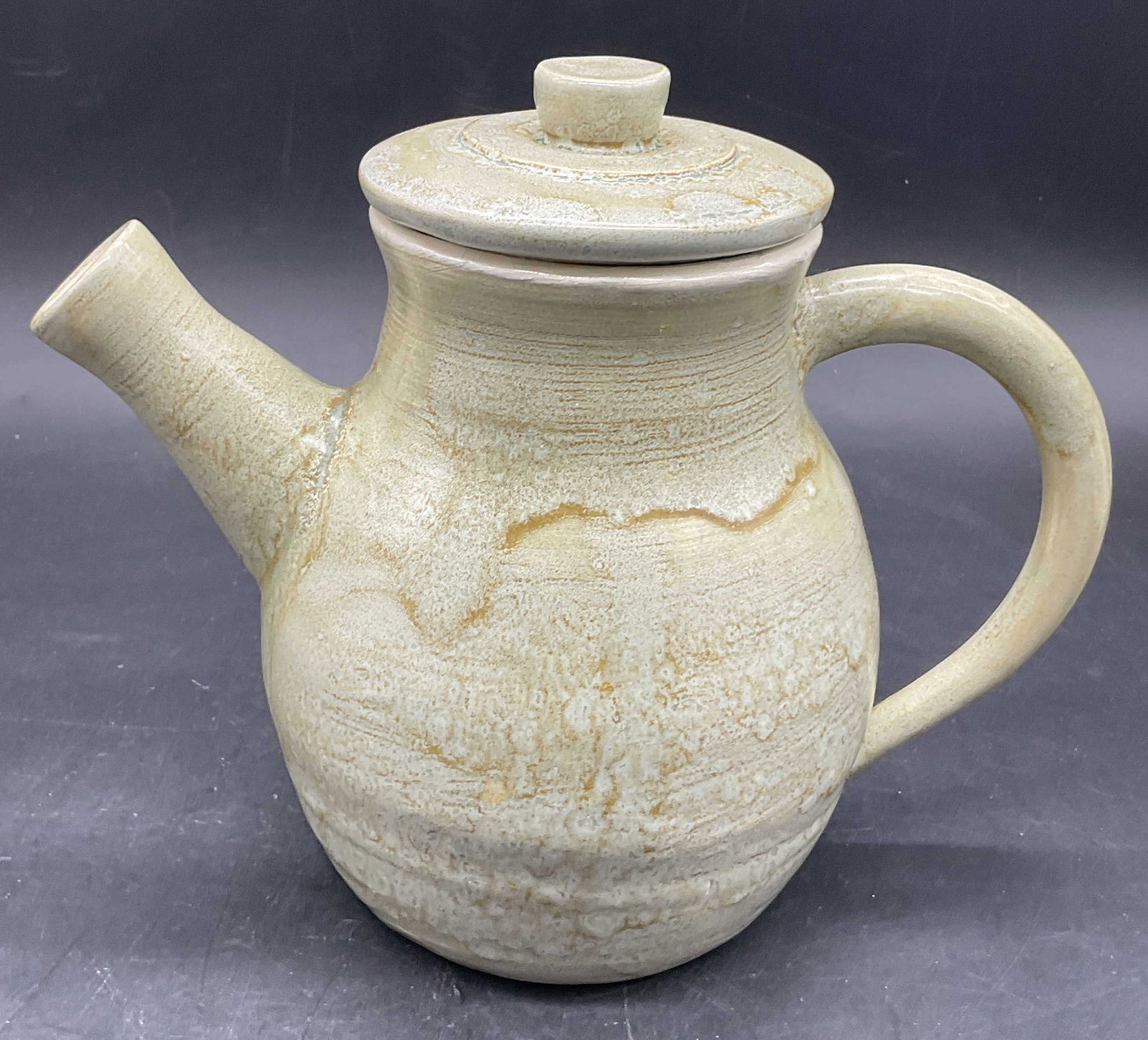 JOEL 90 Vintage Handmade Pottery Teapot, Lid (1 of 8)