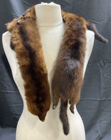Vintage Mink / Stone Marten Stole Wrap