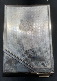 Vintage Silver Tone Cigarette Case