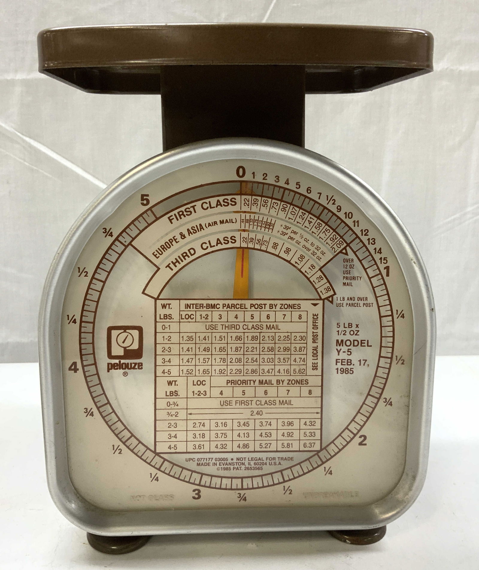 Vintage Pelouze Postal Scale Model Y-5 1985 (1 of 7)