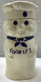 Vntg Pillsbury Doughboy Ceramic Cookie Jar