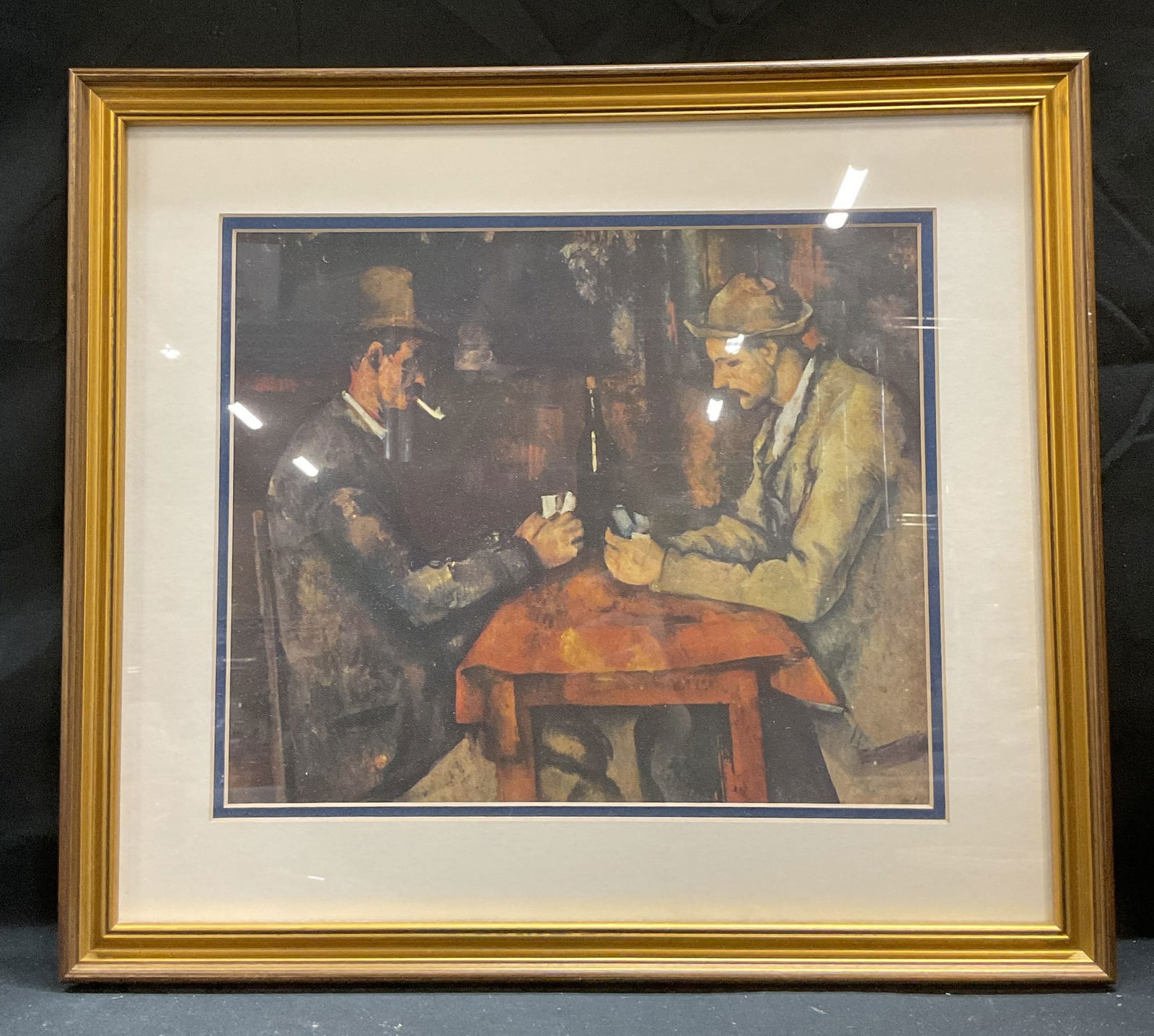 Framed Cezanne The Card Players Fine Art Print (1 of 6)
