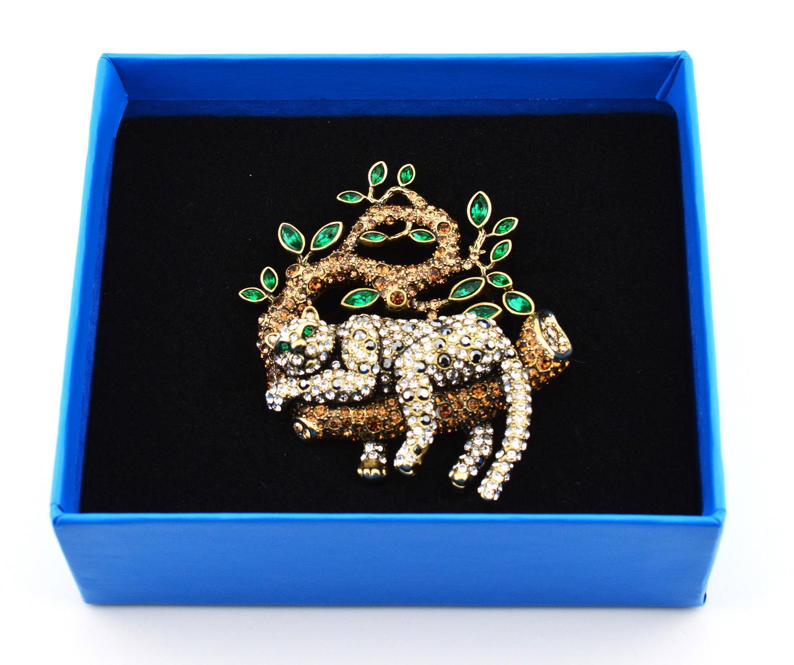 Heidi Daus Lazy Leopard Pin (1 of 6)