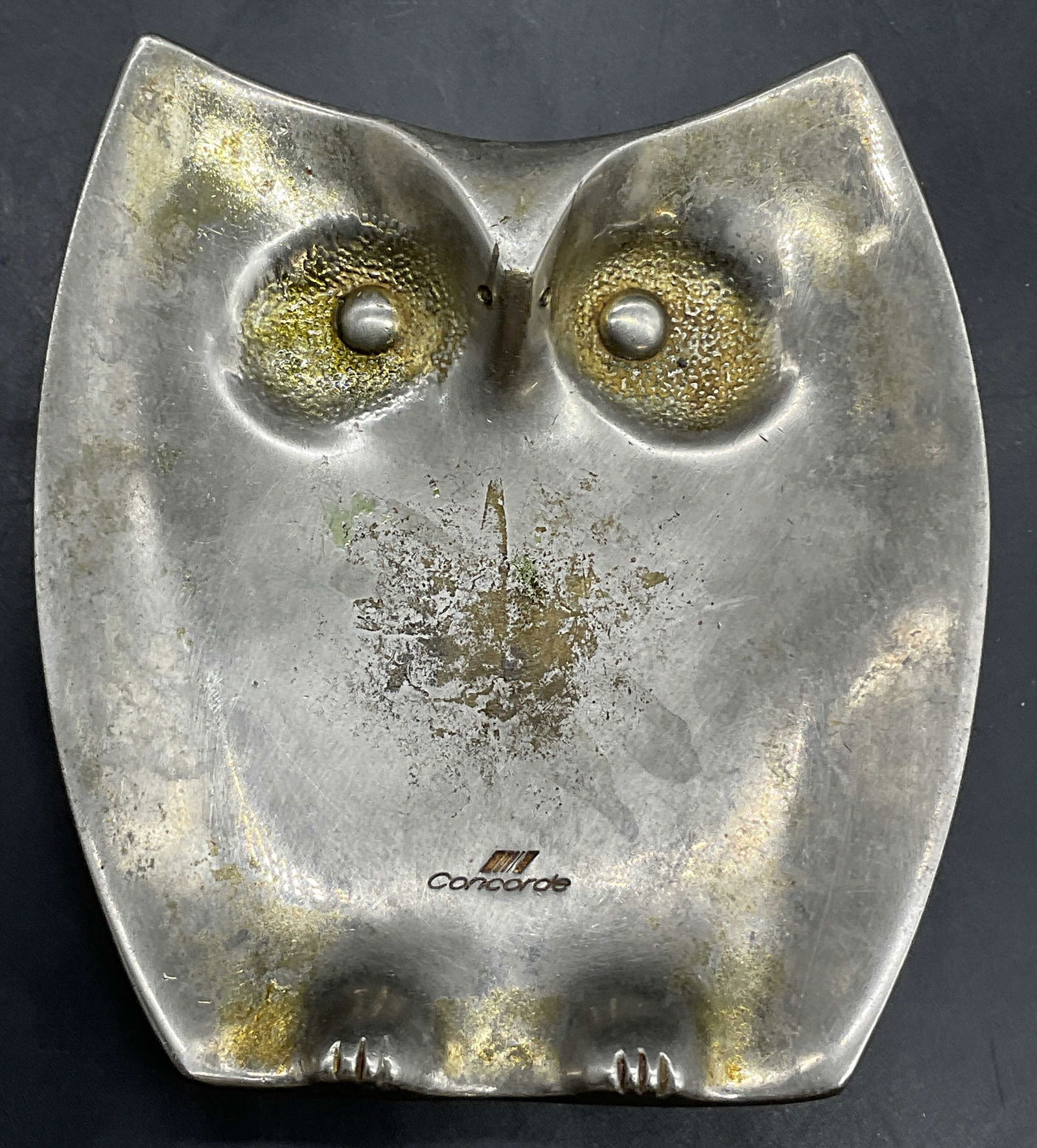 CONCORDE Owl Motif Metal Trinket Dish (1 of 8)