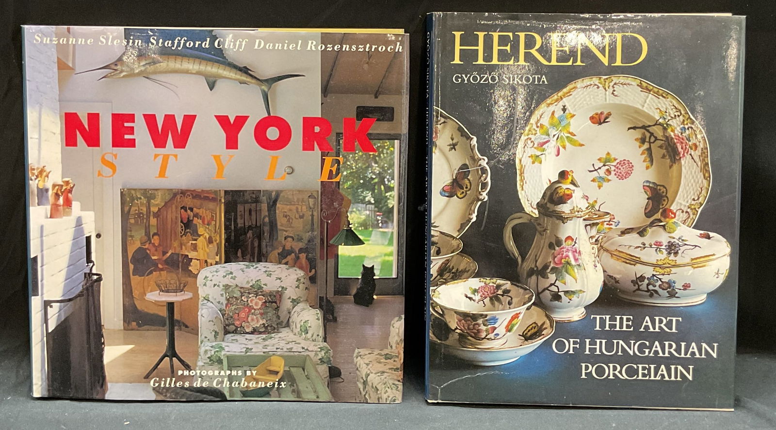 2 New York Style & Herend Books Illustr 1988+ (1 of 8)