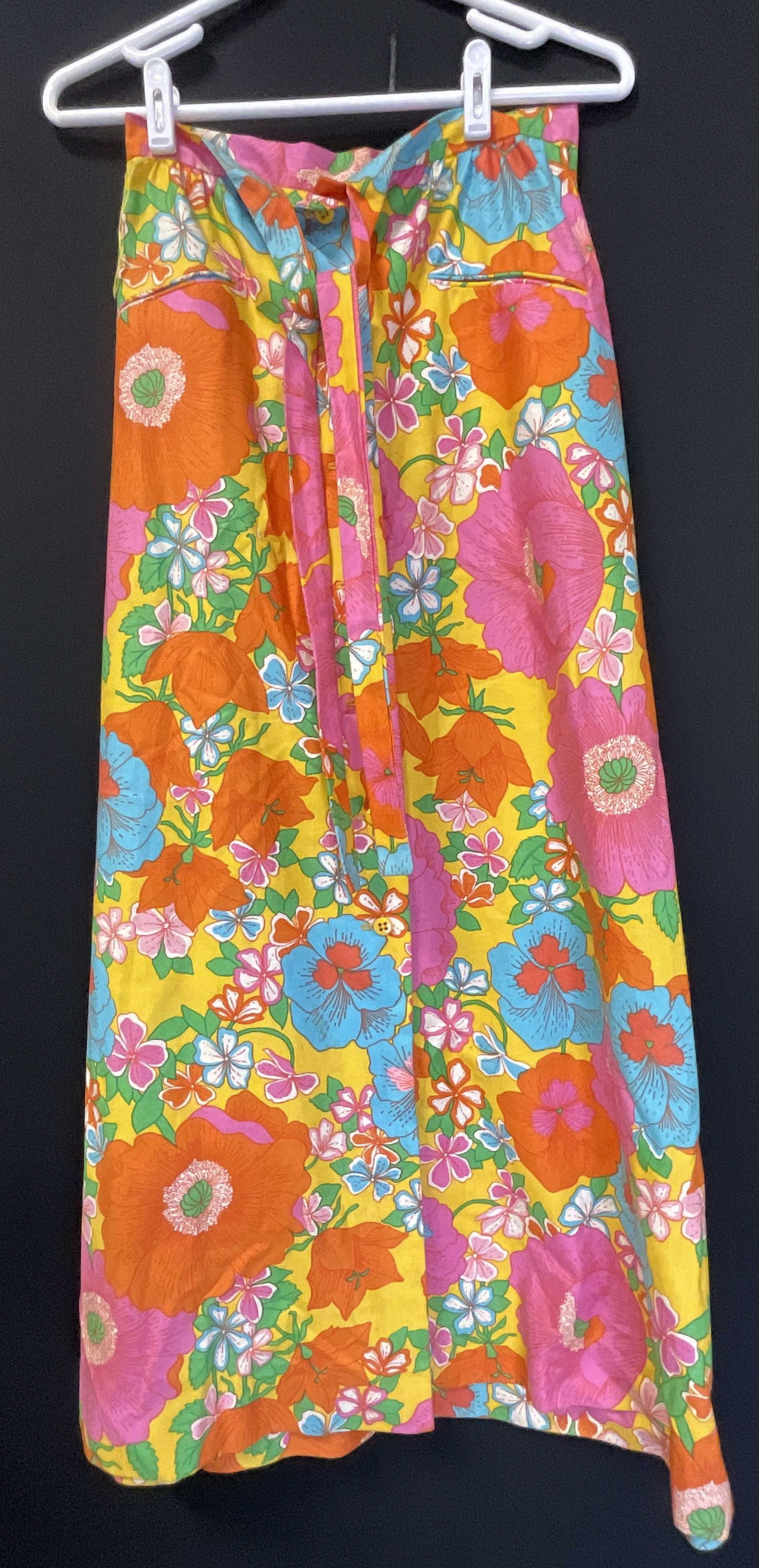 SIROTTO SPORT Vintage Floral Pattern Skirt (1 of 7)