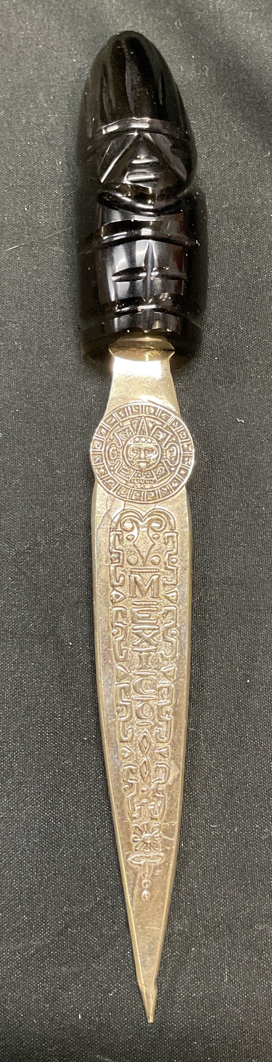 Alpaca Aztec Motif Letter Opener, Mexico (1 of 7)