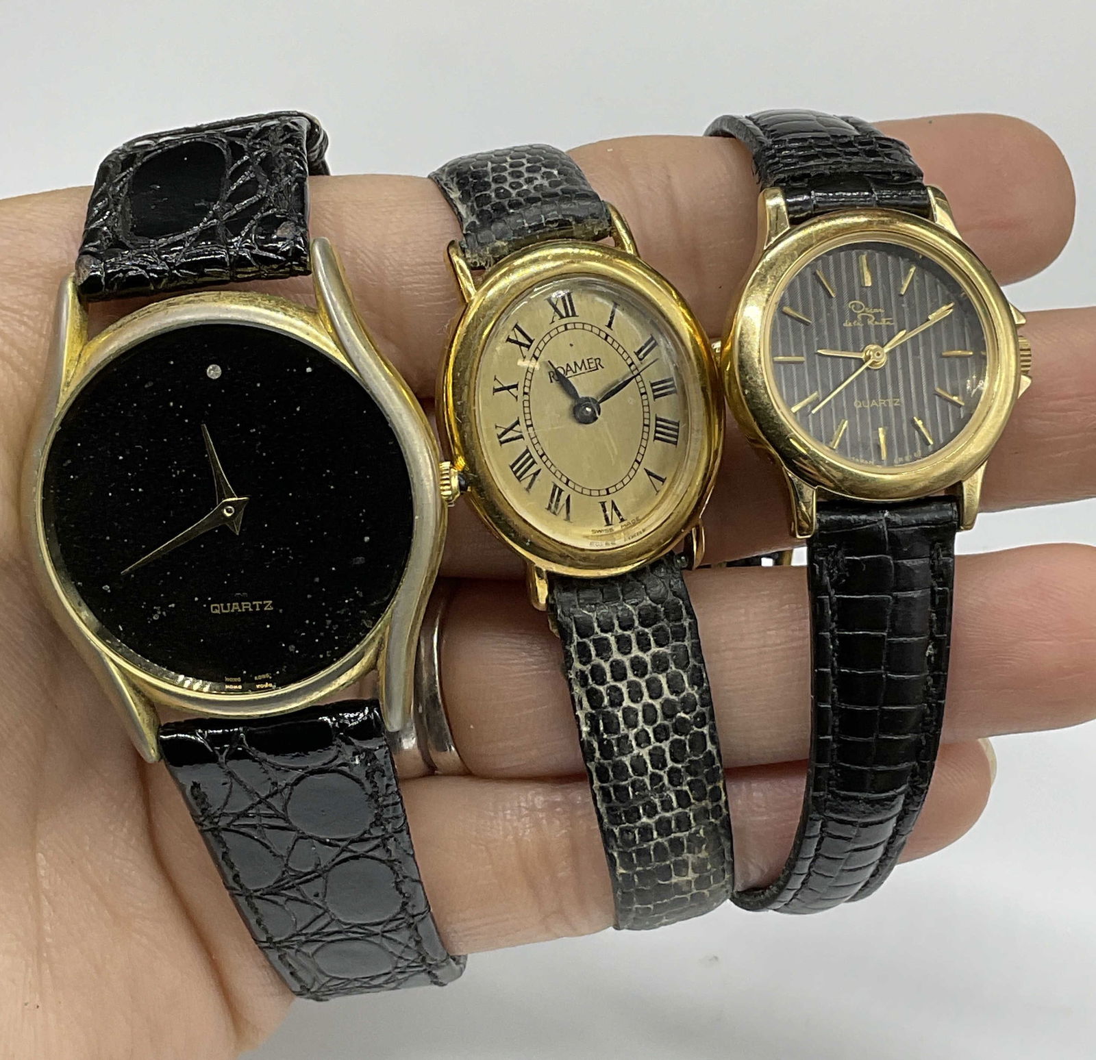 Lot 3 Vintage Wristwatches, OSCAR DE LA RENTA + (1 of 11)