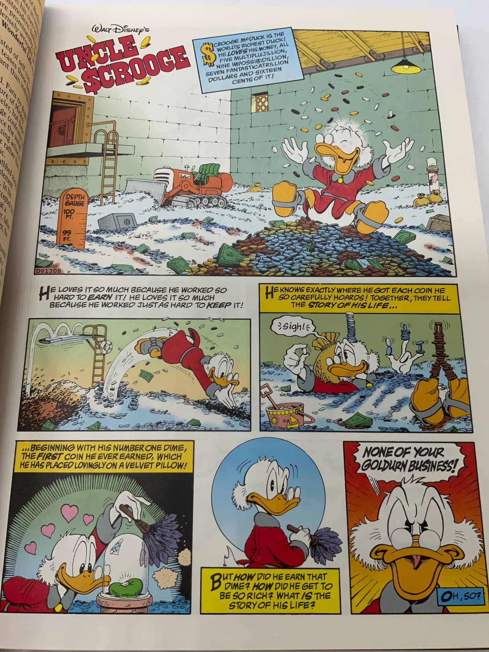 Life & Times of Scrooge McDuck Comic Book ROSA Sgn (1 of 10)