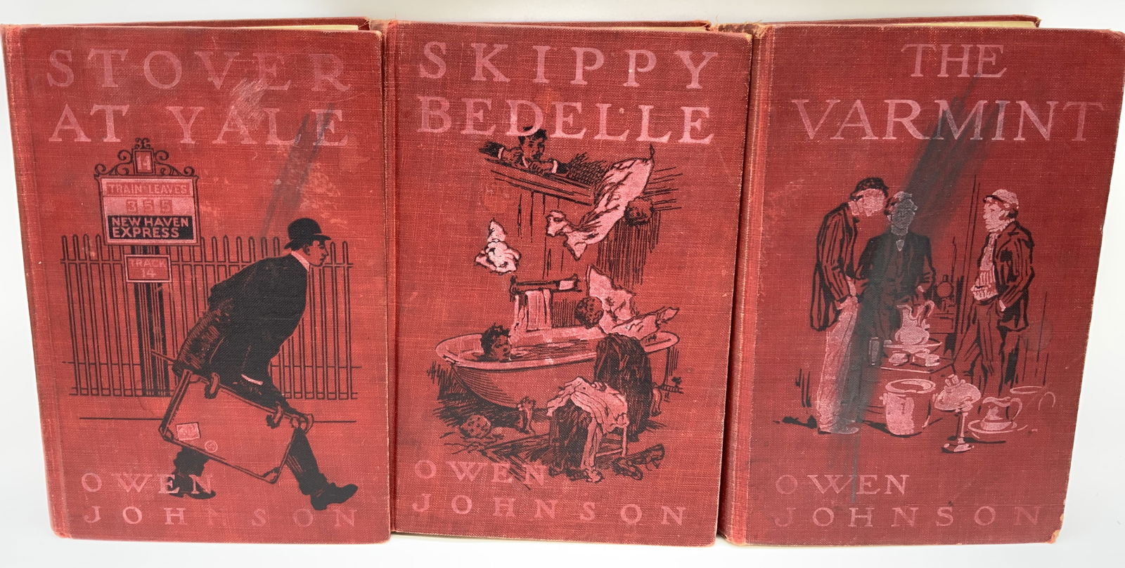 3 Antique Owen Johnson Illustrated Books 1910+ (1 of 12)
