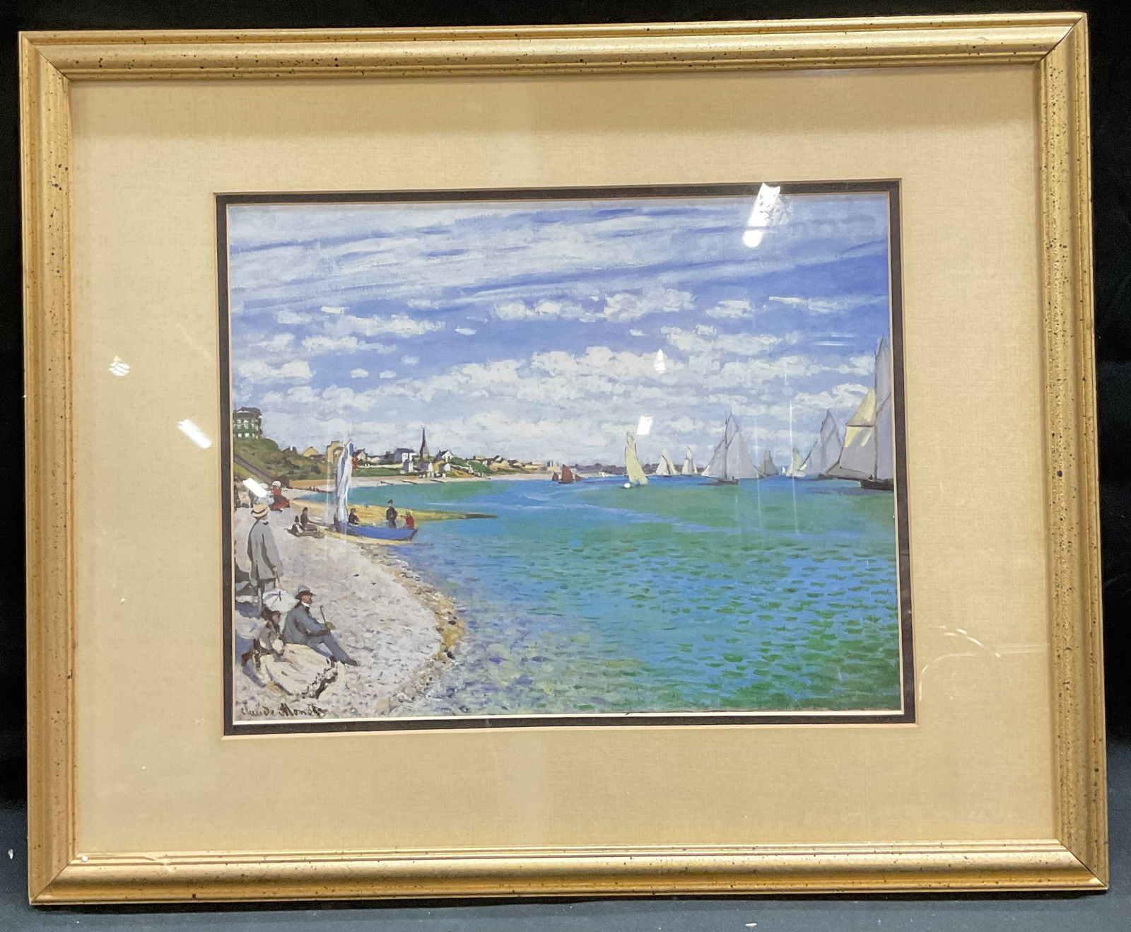 Framed Monet Sainte Adresse Fine Art Print (1 of 6)