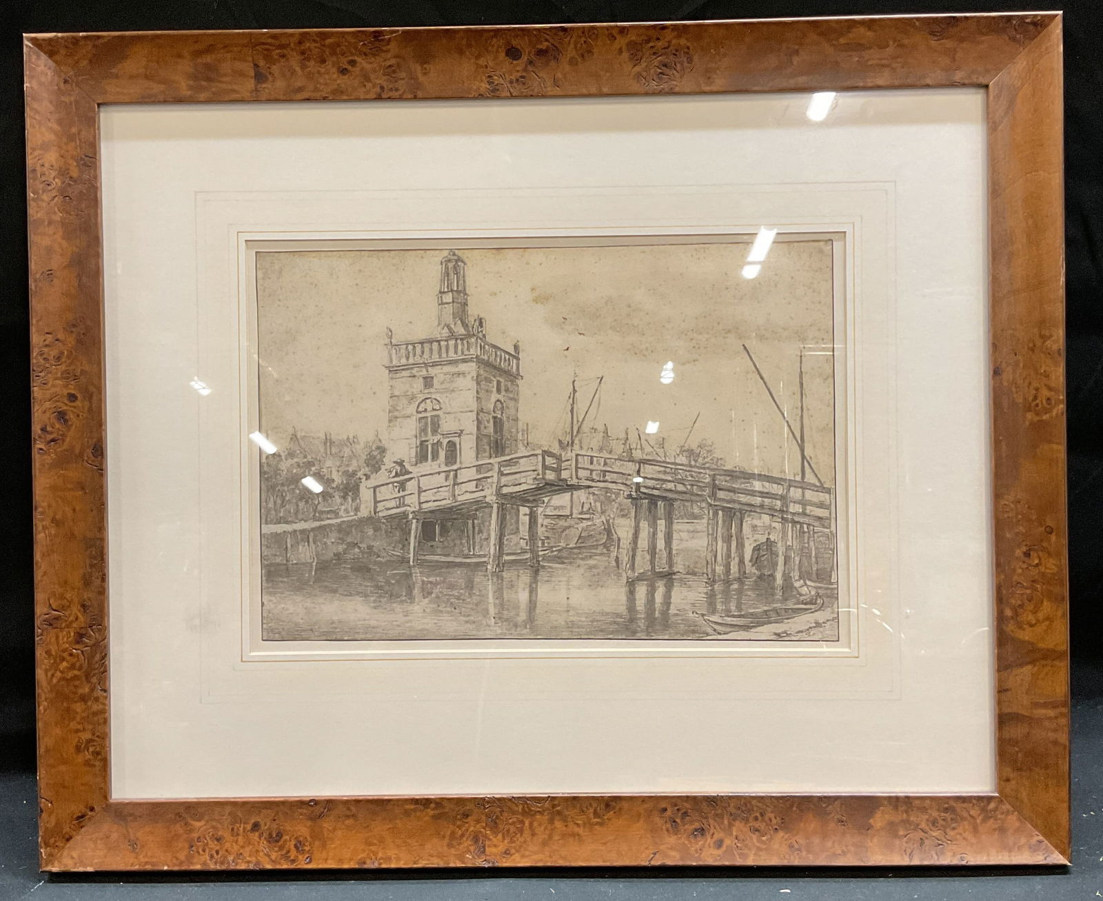 Framed Bridge at Alkmaar Ruisdael Print (1 of 6)