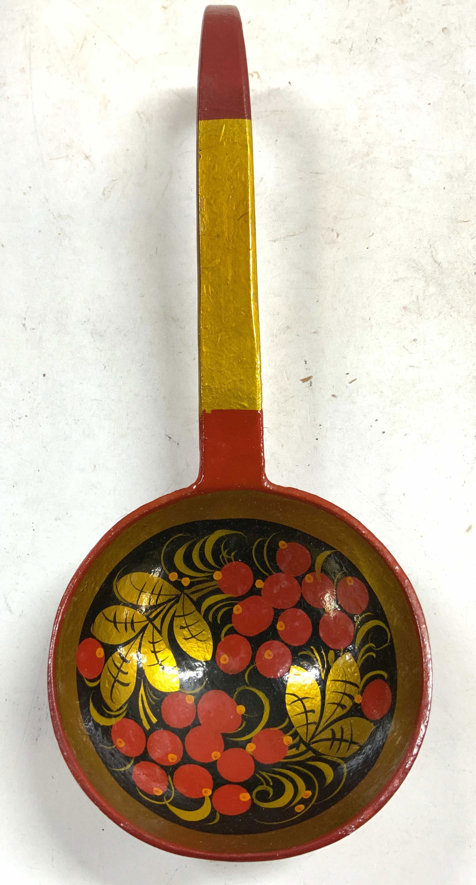 Vintage Hand Painted Russian Khokhloma Ladle (1 of 8)