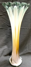 MURANO Vintage Hand Blown Art Glass Vase