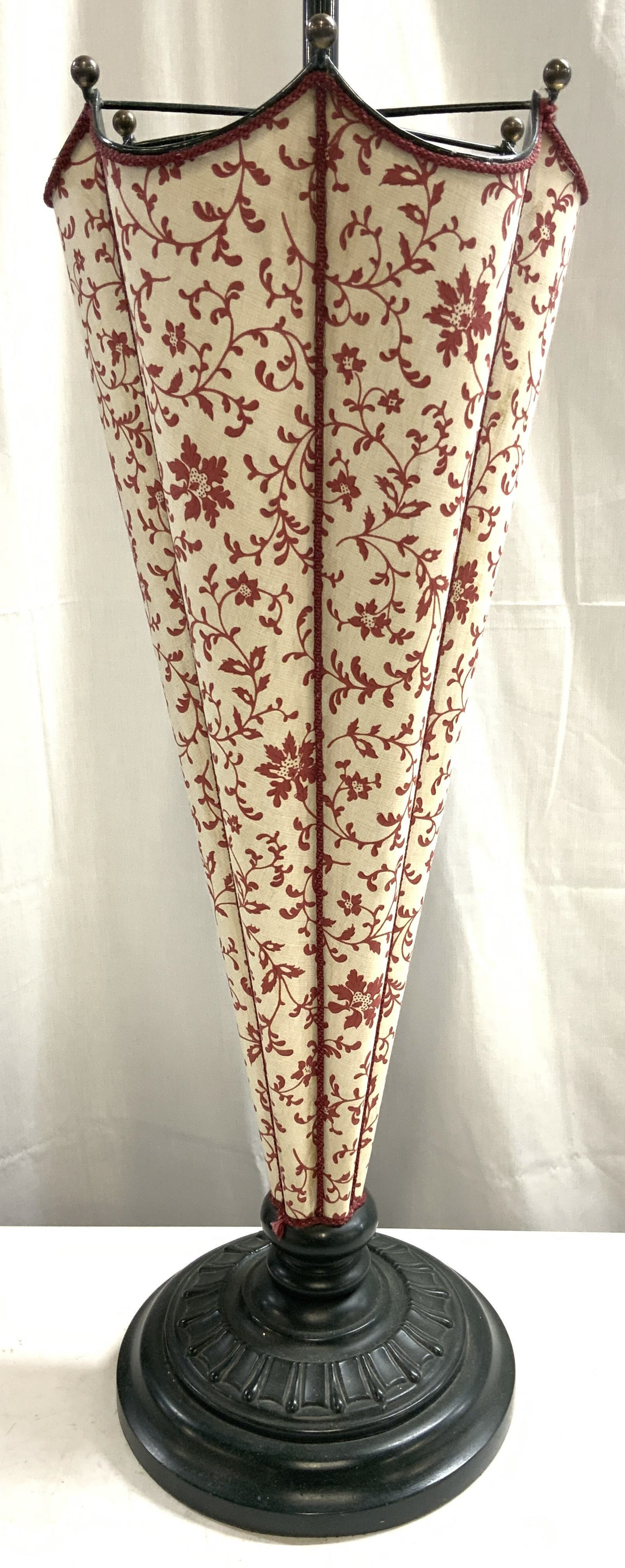 Vtg Metal Umbrella Form Umbrella Stand W Handle (1 of 9)