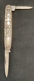 Vintage IXL George Sterling Silver Pocket Knife