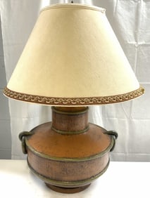 RAMA Vtg Cer Tbl Lmp W KAWAHARA Shade ITALY