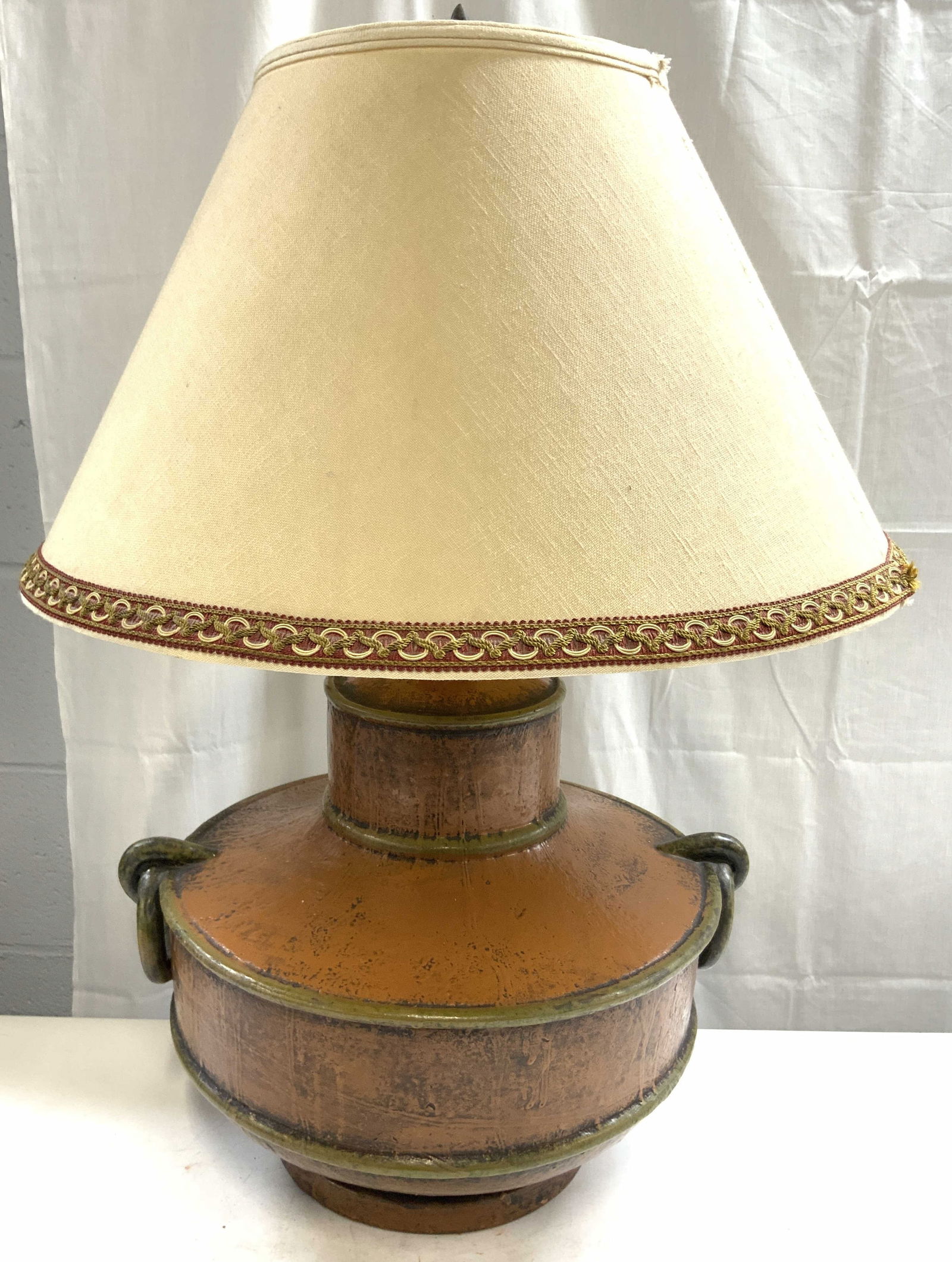 RAMA Vtg Cer Tbl Lmp W KAWAHARA Shade ITALY (1 of 7)