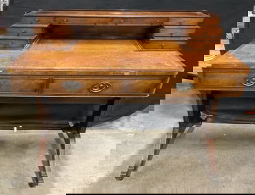 BAKER FURNITURE Vintage Regency Style Writing Desk
